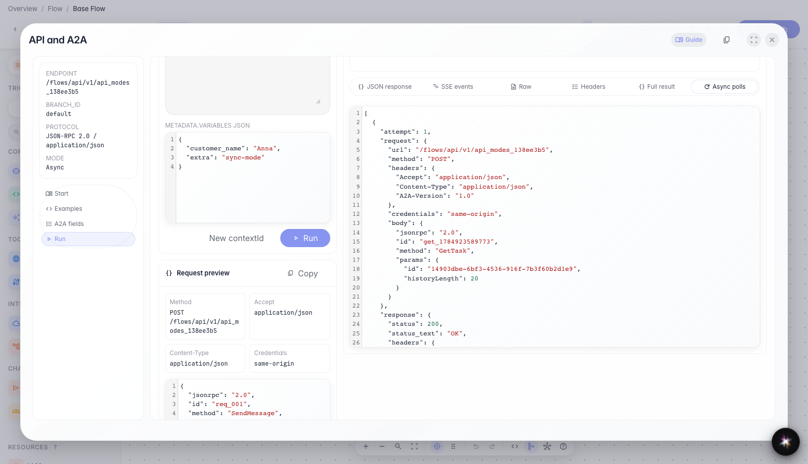 Test async mode