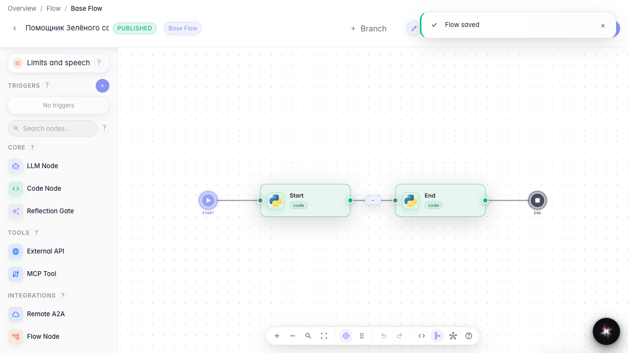 Publish the agent with MCP