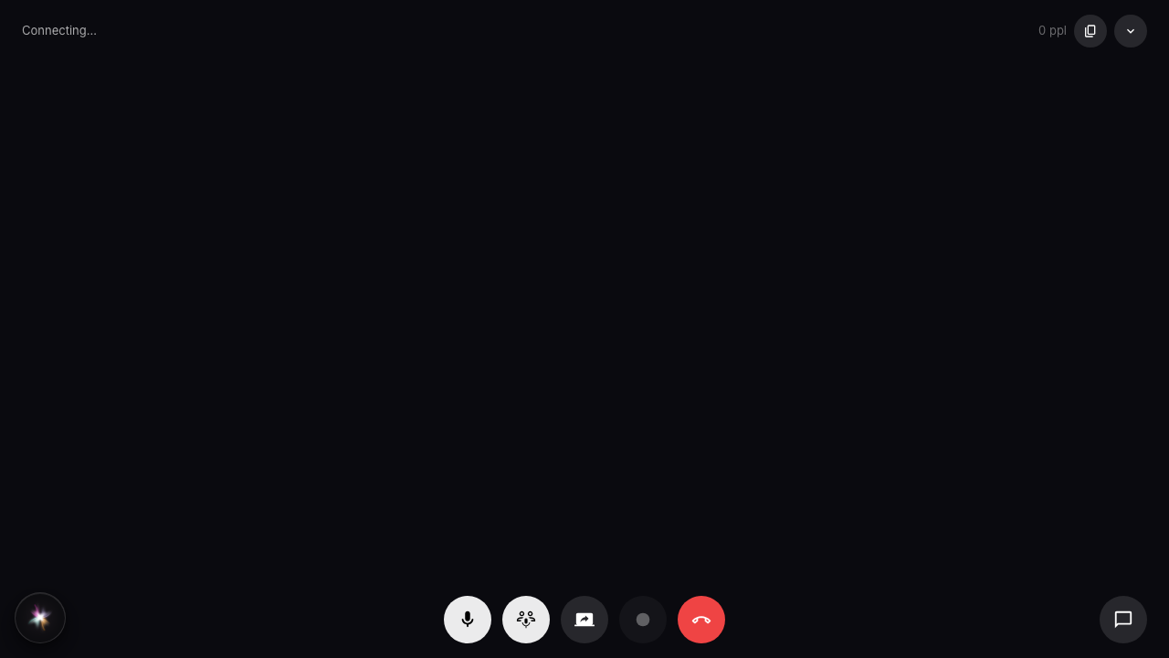 Call overlay is displayed