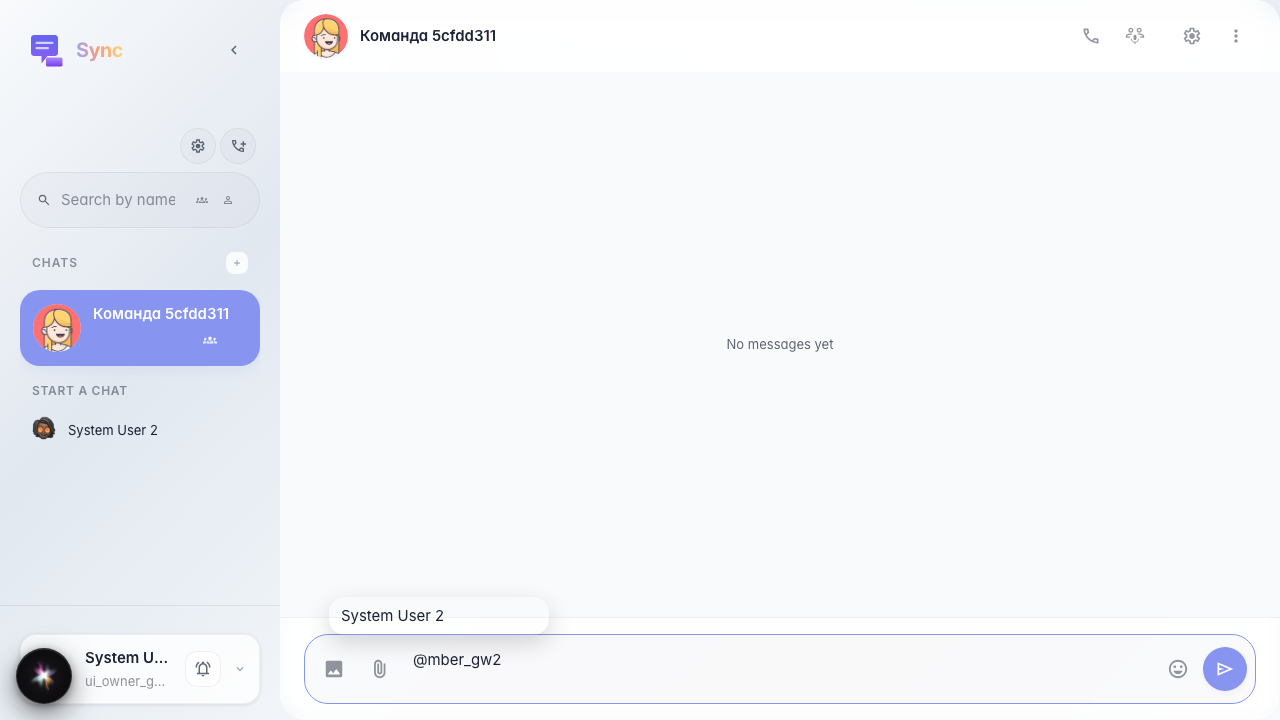 Popup with member list