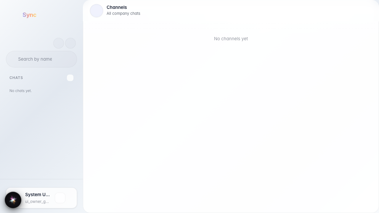 Sync application opened via SPA URL