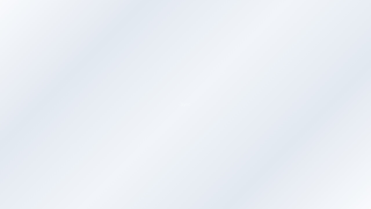 Приложение Sync открыто по URL SPA